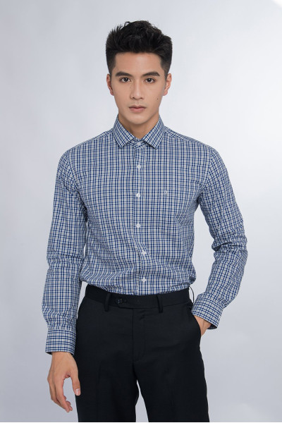 SƠ MI DÀI KẺ XANH - AS21012010302