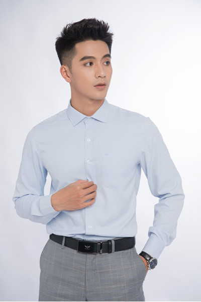 SƠ MI DÀI XANH CHỮ X - AS21016000306